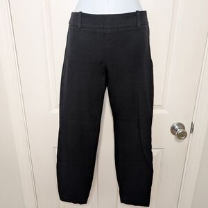 J. Crew Women's Black Straight Leg Pants
